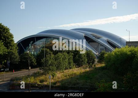 Le Sage Gateshead, qui fait partie du développement Gateshead Quayside. Un centre de concerts et d'éducation musicale. Banque D'Images