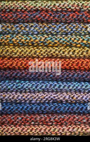 Tissu tricoté abstrait. Arrière-plan et texture pour le design Banque D'Images