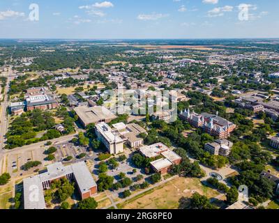 Waco, TX, USA - 24 juillet 2023 : Baylor University Campus circa été 2023 Banque D'Images