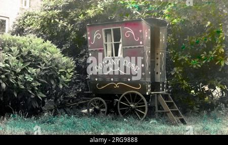 Caravane de Fortune Teller - Romany Rose. Banque D'Images