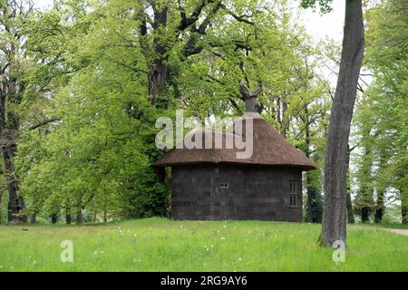 Paysage du château de Schloss Ceclienhof à Potsdam Brandebourg Allemagne Banque D'Images