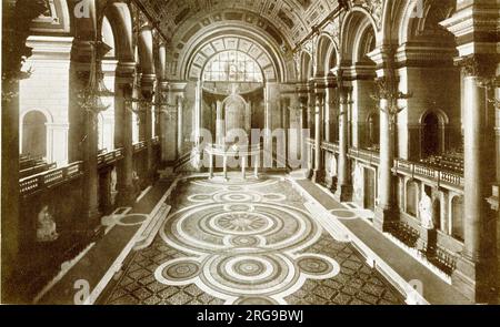 Intérieur de St. George's Hall, Liverpool - ville de Liverpool Guide officiel 1930 Banque D'Images