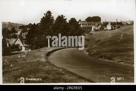 Culver Hill, Amberley, Stroud, Nailsworth, Gloucestershire, Angleterre. Banque D'Images