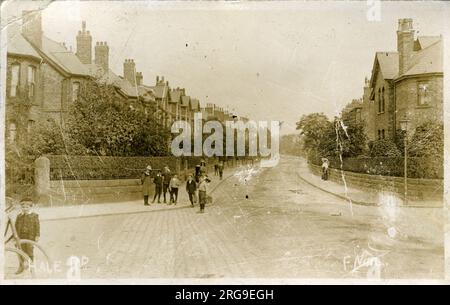 Hale Road, Hale, Altrincham, Cheshire, Angleterre. Banque D'Images