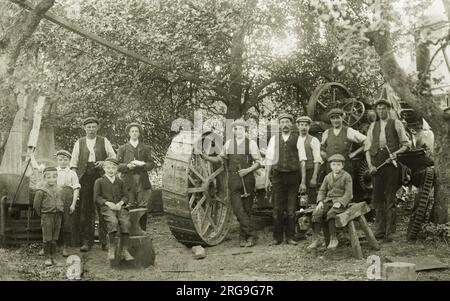 Moteur de traction - roue de réparation partie, Angleterre. Banque D'Images