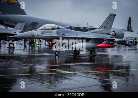 General Dynamics F-16 Fighting Falcon USAF Banque D'Images
