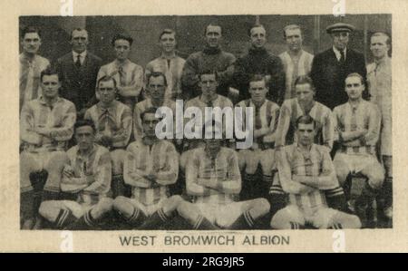 Équipe du club de football West Bromwich Albion Banque D'Images