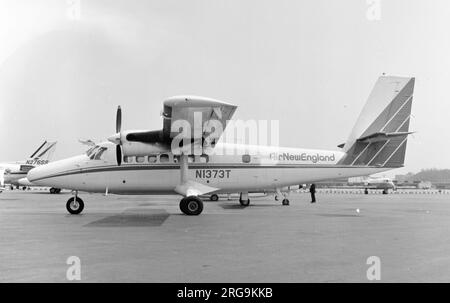 De Havilland Canada DHC-6-200 Twin Otter N1373T (msn 134) d'AirNewEngland. Banque D'Images