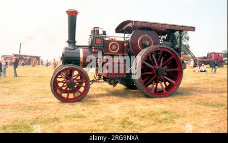 Fabricant: Charles Burrell & Sons of Thetford, Norfolk Type: Locomotive de route Numéro: 3057 Construit: 1908 enregistrement: BE 7217 cylindres: Composé PSN: 7 Nom: Lord Roberts Banque D'Images