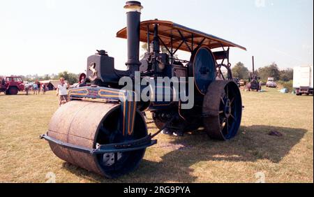 Fabricant: Aveling & porter Type: Road Roller classe: BS Nom: Rosie The Cider Girl Banque D'Images