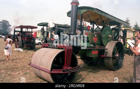 Fabricant: Aveling & porter Type:rouleau de route Numéro:14089 Construit:1930 enregistrement:YD 973 classe:cylindres AC:un seul PSN:4 Nom:Josephine Banque D'Images