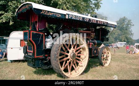 Fabricant : John Fowler & Co. De Leeds. Type: Showmans Road Locomotive Numéro: 15652 Construit: 1920 enregistrement: CU 977 classe: R3 cylindres: Composé PSN: 8 Nom: Repulse Banque D'Images