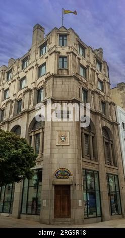 L'ambassade du Zimbabwe est située à Zimbabwe House on the Strand à Londres, au Royaume-Uni Banque D'Images