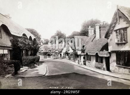 Shanklin Old Village, île de Wight, Hampshire. Banque D'Images