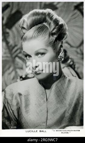 Lucille Desiree ball (1911-1989) - actrice américaine, comédienne, mannequin, cadre de studio et producteur. Banque D'Images