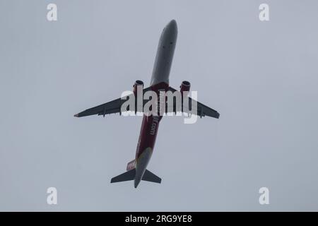 Chiangmai, Thaïlande - juin 29 2023 : VN-A535 Airbus A321-200 de la compagnie Vietjet. Décollez de l'aéroport international de Chiang Mai à Ho Chi Minh-ville Banque D'Images