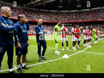 AMSTERDAM - entraîneur Maurice Steijn lors de la journée portes ouvertes de l'Ajax dans la Johan Cruijff Arena. ANP SEM VAN DER WAL Banque D'Images