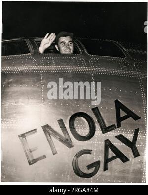Enola gay, avion utilisé pour déposer la bombe atomique sur Hiroshima, au Japon, en 1945, deuxième Guerre mondiale Banque D'Images