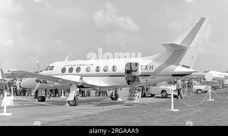 Handley page HP.137 Jetstream 1 G-ATXH, le prototype Jetstream au salon de l'air 1968 de SBAC Farnborough. Banque D'Images