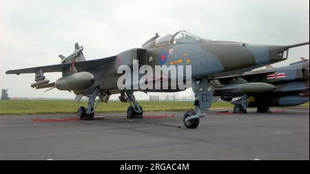 Royal Air Force - SEPECAT Jaguar GR.1 XZ381 'EC' de l'escadron n°6 de la RAF Marham. Banque D'Images