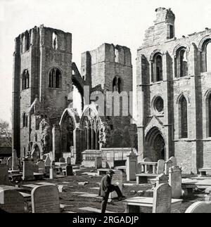 Cathédrale d'Elgin, Elgin, Moray, Écosse. Banque D'Images