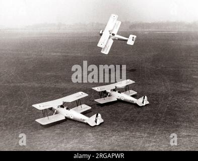 Avion biplan Avro Tutor, 1933 Banque D'Images