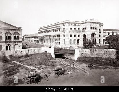 Grand Oriental Hotel, Colombo, Sri Lanka (Ceylan), c.1880 . Banque D'Images