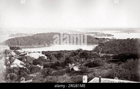 C.1880 s Australie - Sydney Harbour View Banque D'Images