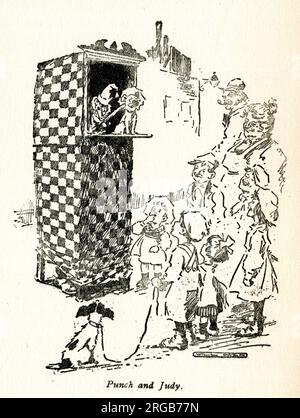 Punch et Judy Show Banque D'Images