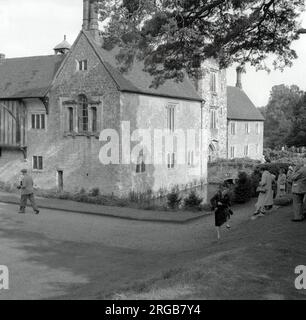 Ightham Mote, Kent - un manoir médiéval amarré. Banque D'Images