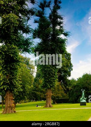 Copenhague, Danemark : jardin du Roi (Kongens Have) parc public dans le centre de Copenhague du 17e siècle Banque D'Images