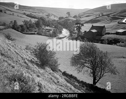Vue sur les Yorkshire Dales, entre Kaber et Tan Hill Banque D'Images