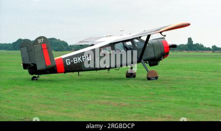 Max Holste MH.1521M Broussard G-BKPU (msn 217) Banque D'Images