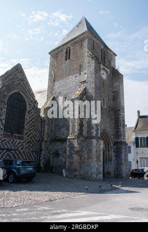 Saint Valery sur somme, l'église Saint Martin Banque D'Images