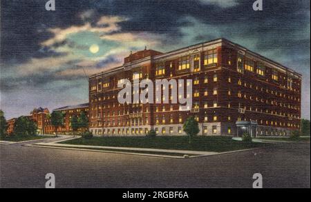 Hôpital St Mary's de nuit, Rochester, Minnesota, États-Unis Banque D'Images