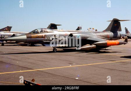 Luftwaffe - Lockheed F-104g Starfighter 26+04 (msn 683-9129) Banque D'Images