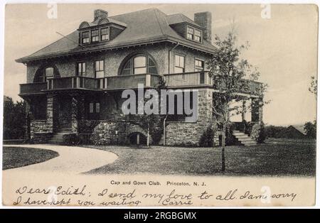 Cap and Gown Club, Princeton, New Jersey, États-Unis Banque D'Images