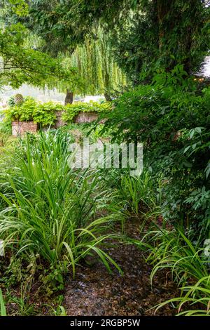 Jardins au Pig in Bridge près de Canterbury, Kent, Angleterre. Banque D'Images