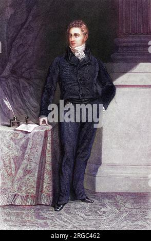 JACQUES LAFFITTE financier et homme d'État français, ministre des Finances en 1831. Banque D'Images
