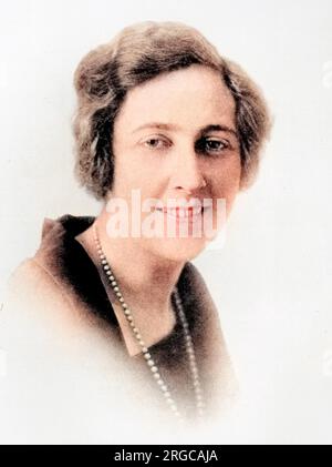 Agatha Christie (1890 - 1976), romancier et dramaturge anglais. Banque D'Images