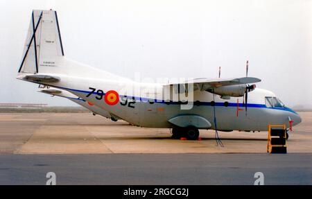 Fuerza Aerea Espanola - CASA C-212-100 TE.12B-10 - 79-92 (msn 8) (Fuerza Aerea Espanola - Spanish Air Force). Banque D'Images