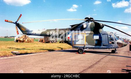 Force aérienne tchèque - PZL W-3A Sokol 0709 (msn 3700709), de CEF 243.vrl. Banque D'Images