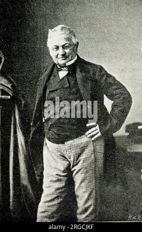 Adolphe Thiers (1797-1877), homme d'État et historien français, président de la France et président de la troisième République. Banque D'Images