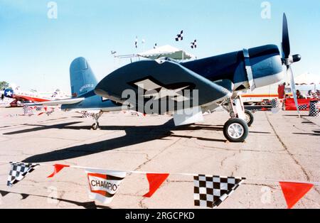 Goodyear FG-1D Corsair N67HP / 92095 « impitoyable II » (msn 3356), du musée de l'aviation Evergreen. Banque D'Images