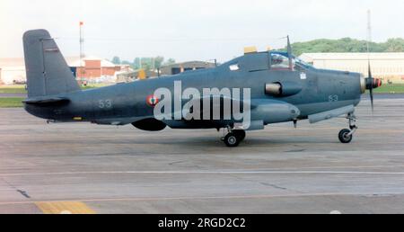 Aeronavale - Breguet bre.1050 Alize '53' (msn 053). (Aéronavale - Aéronautique navale - Aviation navale française) Banque D'Images