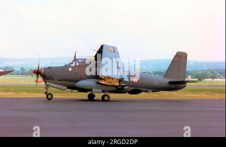 Aeronavale - Breguet BR.1050 Alize '12' (msn 012). (Aéronavale - Aéronautique navale - Aviation navale française) Banque D'Images