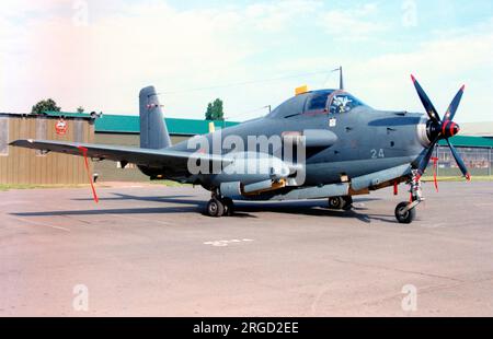 Aeronavale - Breguet BR.1050 Alize '24' (msn 024). (Aéronavale - Aéronautique navale - Aviation navale française) Banque D'Images