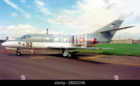 Aeronavale - Dassault Falcon 10RBA 32 (msn 032). (Aéronautique navale - Aviatoin naval français). Banque D'Images