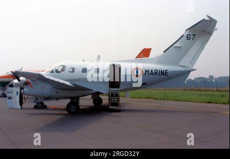Aeronavale - Embraer EMB-121 Xingu 67 (msn 121-067) (Aeronavale - Aéronautique navale - Aviation navale) Banque D'Images