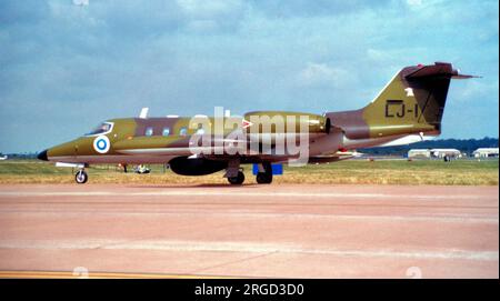 Suomen ilmavoimat - Learjet 35A LJ-1 (msn 35-430), de TukiLLv, à la RAF Fairford pour la RIAT 2005 le 18 juillet 2005. (Suomen ilmavoimat - Force aérienne finlandaise). Banque D'Images
